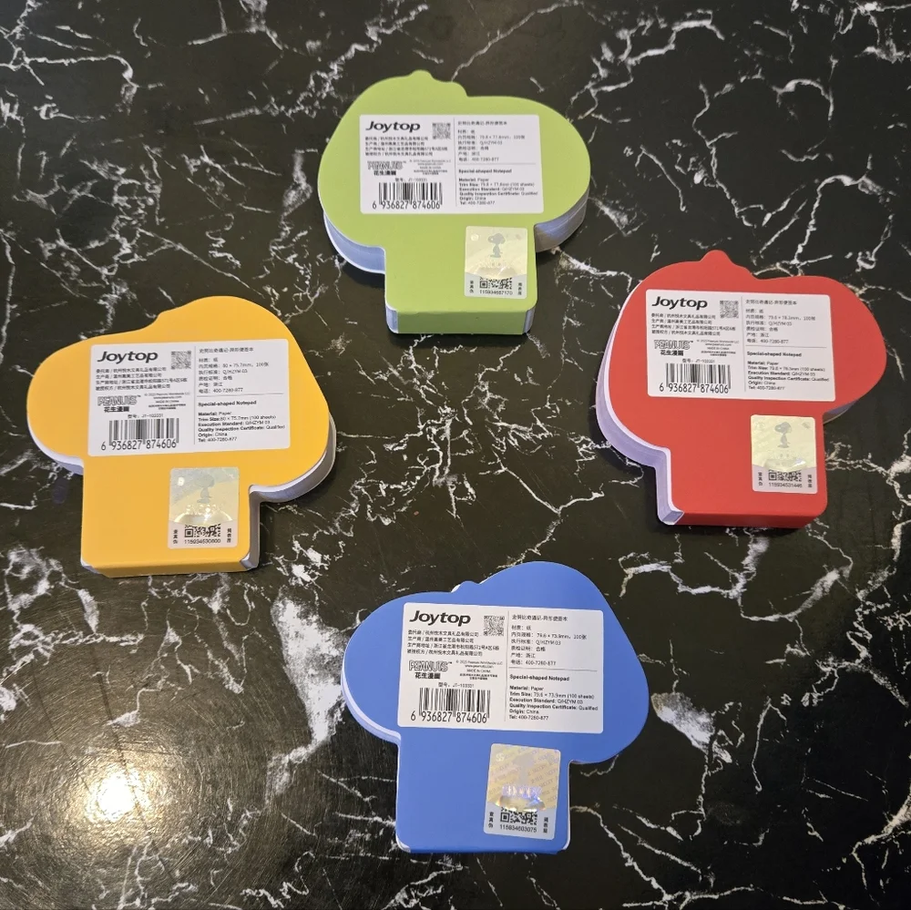 Snoopy Character Notepad Set - Picture 4 of 11